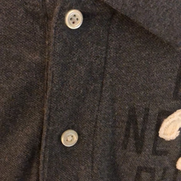 Old Navy Grey 33 Three Button Polo - Picture 3 of 5